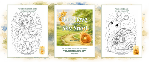 Bee-Lieve and the Shy Snail Colouring Posters