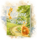 Bee-Lieve and the Shy Snail Watercolour Story Picture book for Pre school Children justbeworld.com