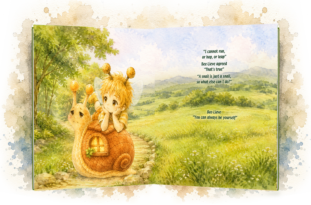 Bee-Lieve and the Shy Snail