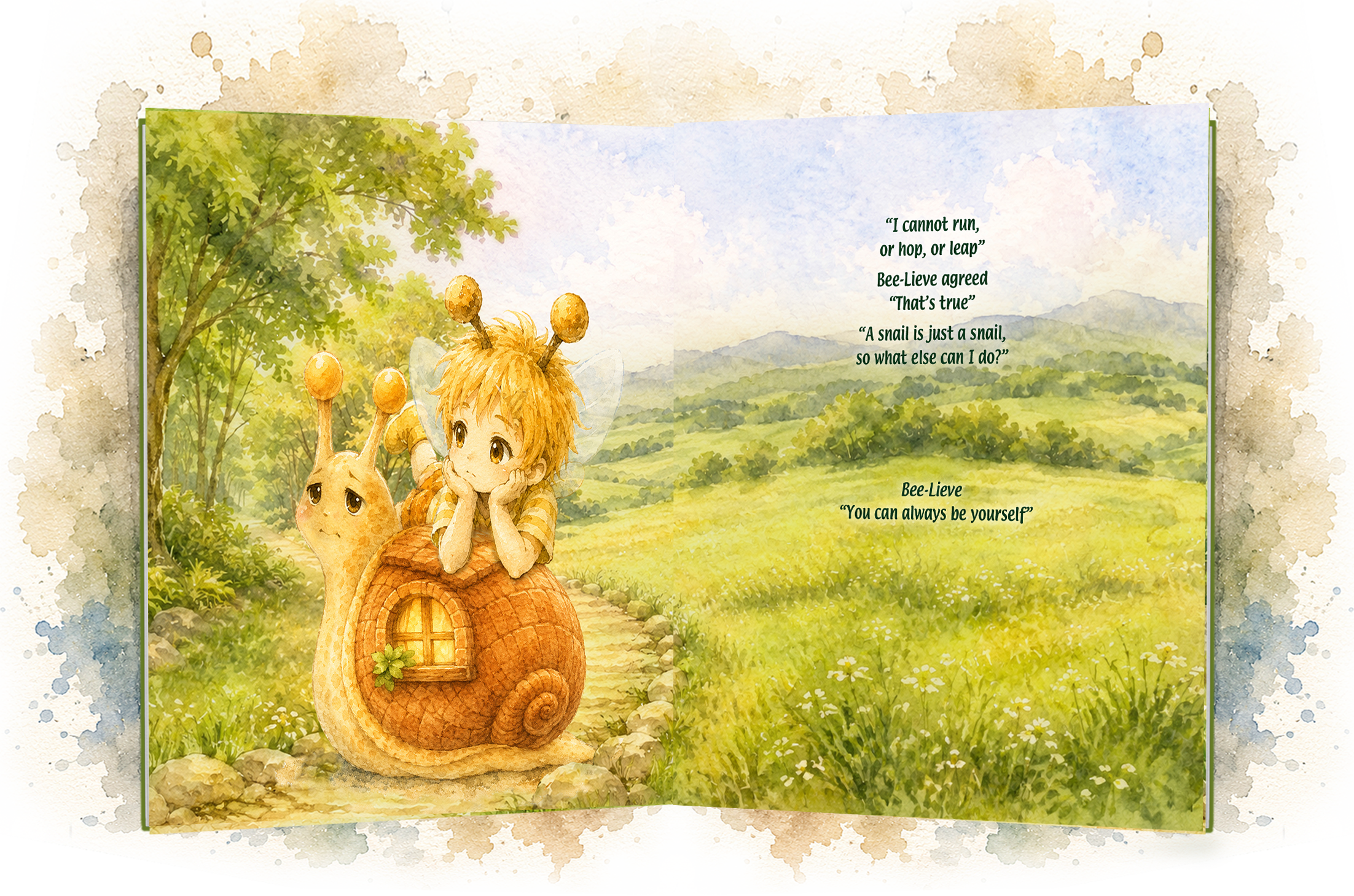 Bee-Lieve and the Shy Snail