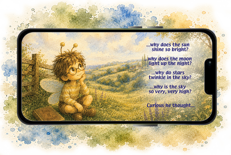 Bee-Curious wonders why About the Sky