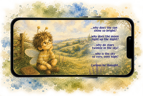 Bee-Curious wonders why About the Sky